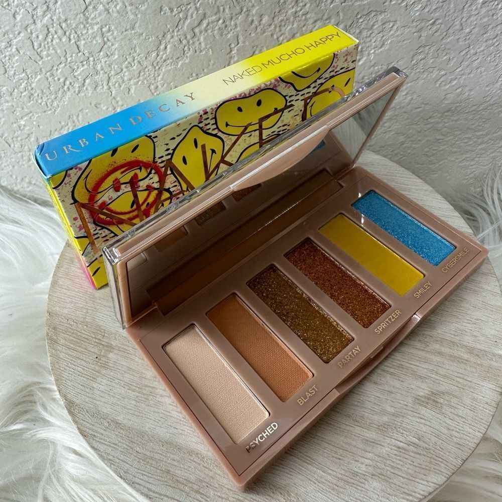 $19 🌙 Urban Decay Naked‎ Palette 🎨 Smiley Mucho Happy NEW 6 Shades